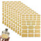 Dreamark 320 Stück Etiketten Selbstklebend Klebeetiketten für Gläser Gewürzetiketten Kraftpapier Aufkleber für Flasche, Dosen, Marmelade, Geschenkdekoration Geschenkaufkleber (10 Blätter)