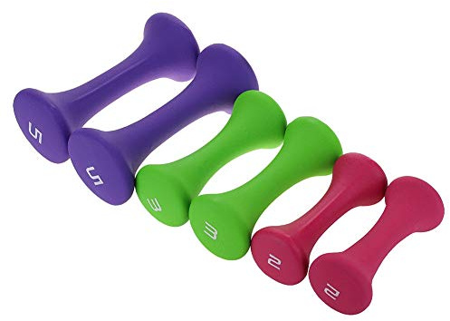 Ejoyous Ensemble de Poids de Remise en Forme, Ensemble de Poids à Main de Conception de sablier Ergonomique Robuste et Stable pour l'entraînement Musculaire