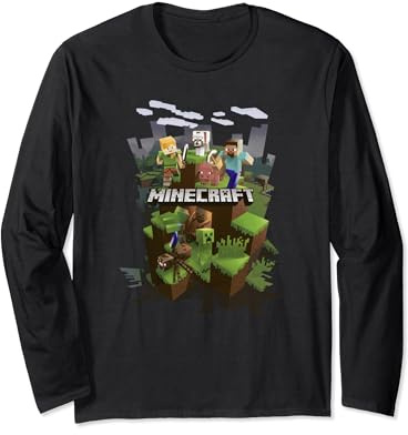 Minecraft Group Adventure Scene Manche Longue