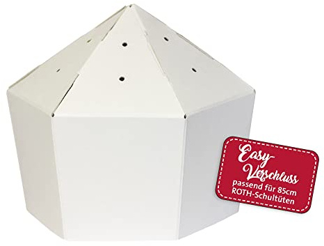 ROTH Easy-Schultütenverschluss für 85 cm Schultüten, für leichtes Befestigen von Schleifen