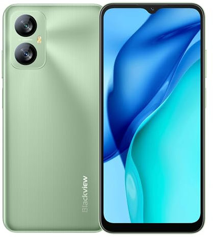 Blackview A52 Pro - Smartphone 4G - Mobiltelefon mit T606 Octa Core Prozessor - 6,5 Zoll Display - 4 GB + 128 GB - 5180 mAh Akku - 13 MP Rückkamera - Grün