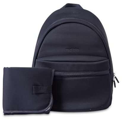 Red Kite Baby Changing Backpack with Wipe Clean Foldable Changing Mat (BLACK)