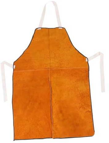 FIXOSHEE Delantal De Soldador De Vaca Resistente Al Calor y Diseño Con Cinturón Para Taller y Trabajo Protección Duradera Para Carpinteros y Soldadores