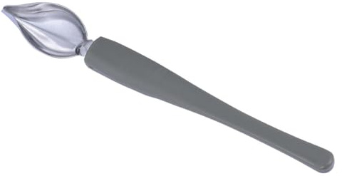 LOLIPPYY Cucchiaio per Salse in Acciaio Resistente 1 Pezzo Cucchiaio da Cucina per Impiattare e Decorare Dolci Strumento Portatile per Disegni Artistici su Torte e Piatti