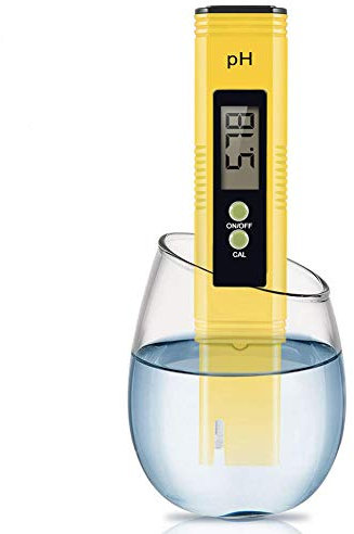 Roawon Medidor de pH con calibración automática, probador de calidad de agua tipo pluma de alta precisión, la mejor herramienta para probar el pH del tanque de peces, piscina, estanque, kombucha