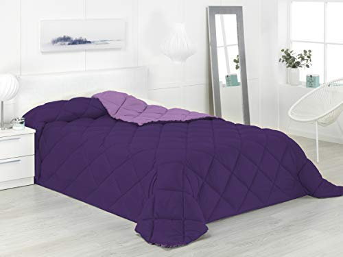 Boncasa - Xtreme 400 - Edredón nórdico de 400 g, Bicolor (Lila y Rosa, Cama 150/180-280 x 270 cm