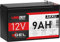 LANGZEIT Akku 12V 9Ah Gel Profi Blei-Akku extrem zyklenfest vorgeladen auslaufsicher ersetzt 7Ah 7,2Ah 7,5Ah