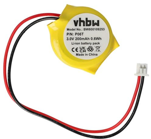 vhbw BIOS-Batterie Ersatz für Dell P06T für Computer Notebook (200mAh, 3V, Li-Ion)