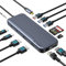 USB C Docking Station 3 HDMI, 12 in 1 Triple Monitor Display, Laptop Docking Station Dual Monitor Laptop Dock 3 HDMI Adapter with USB A/C 3.1, 100W PD, Ethernet, Audio, SD/TF for Dell HP ASUS