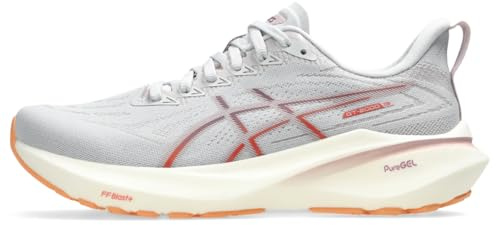ASICS Women's GT-2000 13 Running Shoes, 7.5, Concrete/Watershed Rose