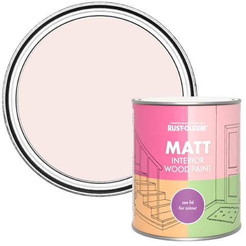 Rust-Oleum Pink Interior Wood Paint in Matt Finish - China Rose 750ml