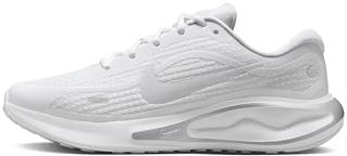 Nike Women's Journey Run Road Running Shoes, White/White-Pure Platinum, 7