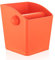 Kaffee Abklopfbehälter für Siebträger Zubehör, Abschlagbehälter für Siebträgermaschine Zubehör, Espresso Abschlagbox für Kaffeesatz Containers, Barista Abschlagbox Knock Box, Orange