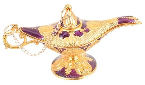 Cabilock Adornos De Lámpara Mágica Lámpara Tallada para Decoración De Fiesta Hogar como Obsequio Dormitorio