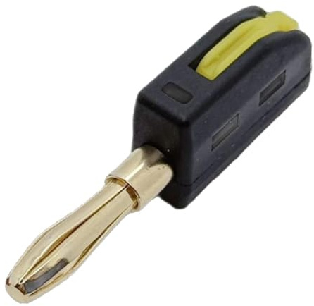 LeeQinersw Cable de Altavoz sin Soldadura con Conector Banana de 4 mm, Conector Banana de conexión rápida, Adaptador de 32 a para Sistemas de Sonido de Placa de, Negro