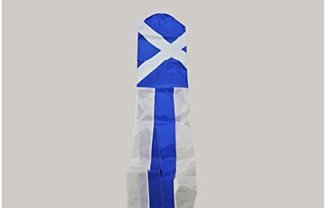 60 2.3 Metres Nylon Scotland Scottish St Andrews Saltire Flag Open Ended Windsock Wind Speed Direction Indicator