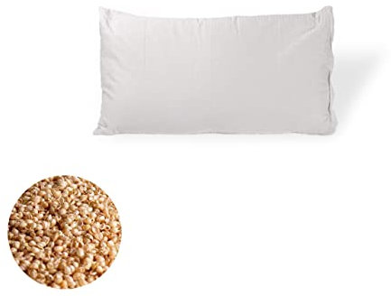 Speltex Bio Hirsekissen 40 x 80 cm - Hirseschalen mit Kautschuk KBA (40_x_80_Centimeters)