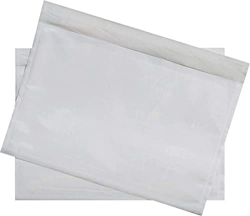 Netuno 50 transparente Lieferscheintaschen selbstklebend DIN C6 16,6 x 11 cm Begleitpapiertasche Dokumententasche Rechnungstasche C6 Pakettaschen für Lieferscheine Begleitpapiere Garantiekarten
