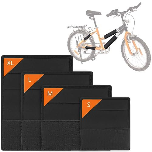 CLOPAE Rahmenschutz Fahrrad 4er Set, Rahmenschoner Fahrrad, Fahrradträger Fahrradzubehör für Transportschutz für Thule Carbon Frame Protector