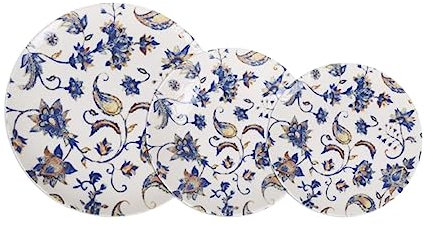 Santa Clara Vajilla, Multicolor, Estándar