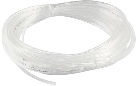 Coufce Pneumatic Tubing 1/8 OD Clear PU Polyurethane Air Line Hose
