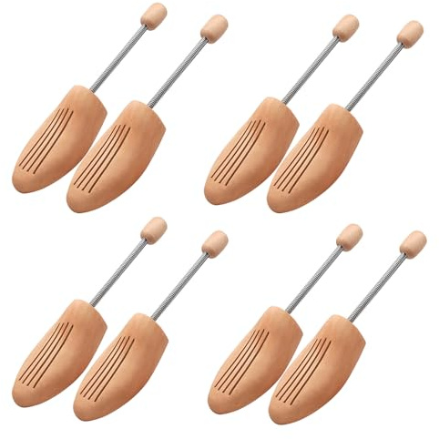 EchoDone Shoe Tree Stretcher for Men Spring Coil Unisex Shoe Shaper Large Size for Men and Women Sneaker Shoe Trees Women's Size 10 to 13.5 Man's Size 9 to 13 （4 Pairs）