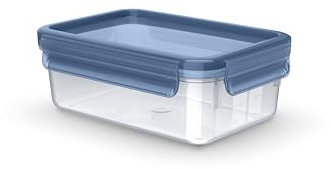 Tefal Masterseal Eco de 1 L, Recipiente ecológico, hermético, higiénico, apto para microondas, con certificado Baby Care, apto lavavajillas y congelador, Fabricado en Alemania, N1171418