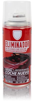 BESCH Eliminador de Olores para Coche de Descarga Única 150ml- Ambientadores de Automóvil Absorbe los Malos Olores -Olor de Coche Nuevo