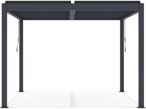 Habitat et Jardin Pérgola bioclimática de Aluminio <> - 3 x 3 m - Antracita