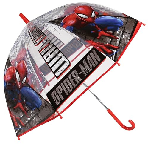 Parapluie automatique pliant transparent, pour enfants (Marvel)