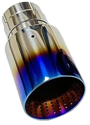 SQOFJDF Exhaust Tip Rear 1pcs Automobile Parts Exhaust Pipe Silencer Tail Throat Stainless Steel Large Diameter Trumpet Mouth Exhaust Tail Muffler Tip Pipe(54mm-101mm)