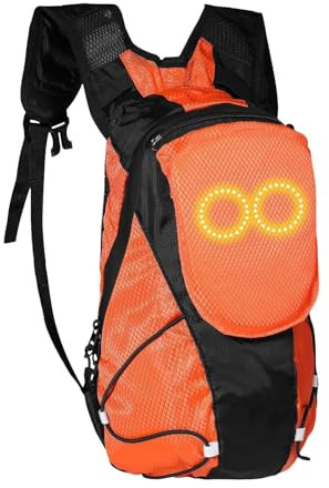 Mppchhn Sac à Dos Lumineux | Sac à Éclairage d'Ambiance - à Dos LED Ergonomique pour Vélo, Ville, Randonnée, Camping, Voyage et Adultes