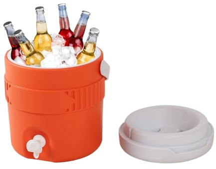Distributore di bevande sportive con isolamento da 3,8 L: refrigeratore per bevande fredde e calde con raffreddamento da 24 a 48 H, caraffa d'acqua portatile per esterni, per campeggio, picnics,