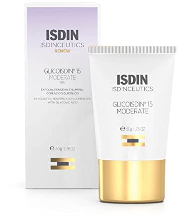ISDIN Isdinceutics Glicoisdin 15 Moderate Gel (50g) | Facial gel with peeling effect, exfoliates the surface of the skin and helps to smooth its texture