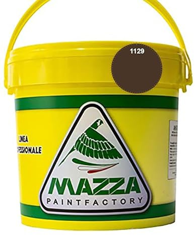 MAZZA Guaina Liquida Impermeabilizzante Monocomponente Colorata Pedonabile All’Acqua Colorificio lt 5 lt 14 (5 Litri, Marrone)