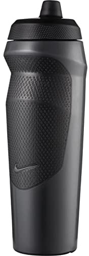 Nike Hypersport Bottle - Botella unisex para adultos, color antracita, negro, antracita, 600 ml