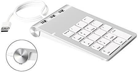 Mobestech Macro Keypad Wired Number Pad Numeric Key 10 Key Numeric 10 Key Usb Key Key Keyboard Wired Computer Keyboard Usb Number Keyboard Hub Laptop