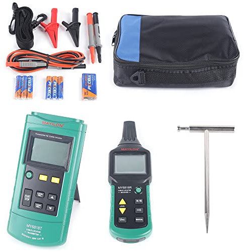 Leitungsfinder Kabeldetektor Wire Tracker Kabelsuchgerät Leitungssuchgerät Fehlerdetektor MY6818 AC/DC ABS