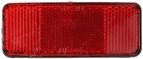Jowxsx Red bicycle safety warning reflector disc for rear carrier, Lights and Reflectors