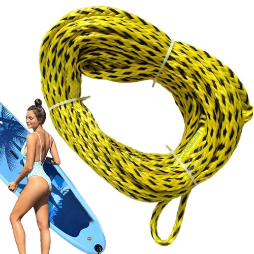 Cordera Rimorchio Barca - Corda Da Sci D'acqua Galleggiante | Ropio Galleggiante Sicuro Professionale | Linee Di Molle Di Barche D'acqua Per Sci In Barca Per Chiluepas Di Sport
