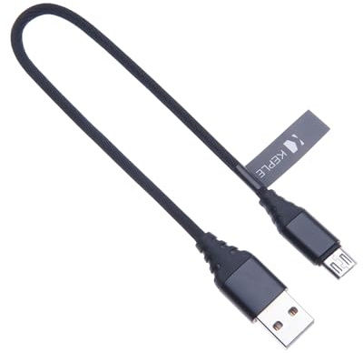 Anker Schnellladungs-Kabel – Micro-USB, geflochten, kompatibel mit SoundCore/Mini, Powercore 15600 (0,25 m/0,8 ft)