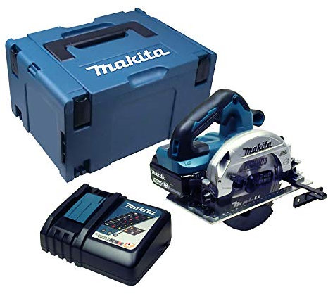 Makita DHS 660 Akku-Handkreissäge mit Akku 5 Ah und Ladegerät im Makpac