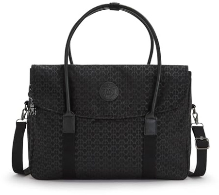 Kipling SUPERWORKER Messenger Bag, Signature Emb (Schwarz)