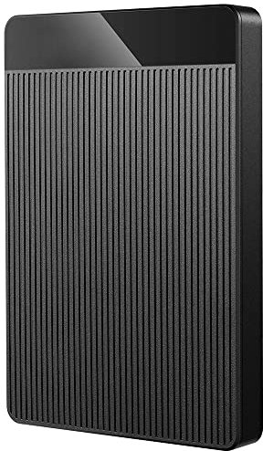 Disque dur externe HDD 2 To/1 To/500 Go/320 Go, USB 3.0 Portable Stockage Externe Sauvegarde Convient pour PC de bureau, MacBook, ordinateur portable, PS4, Xbox, Smart TV (160 Go, Noir)