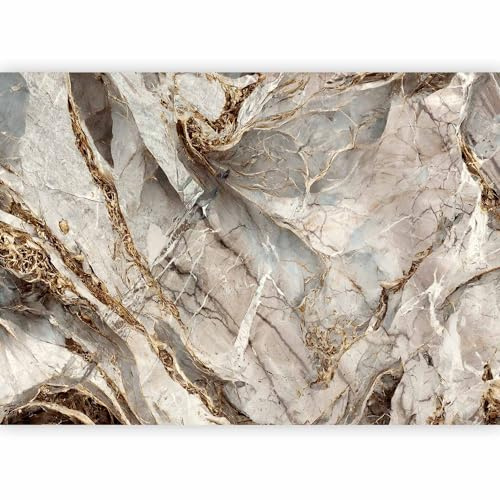 murando - Papier peint panoramique artistique 400x280 cm - Revêtement mural décoration pour chambre salon cuisine - Design unique et moderne - Vert marron - f-A-10123-a-a