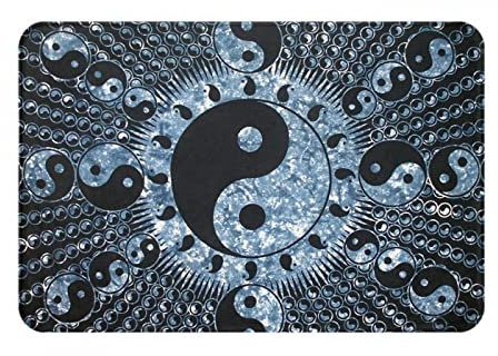 BEULSI Ying Yang Diagramm Teppich Eingangsbereich Teppiche Dekorativ Für Indoor Outdoor Slip Ultra Saugfähig Badezimmer Teppich