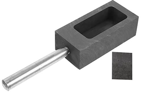 Housoutil Graphit Barren Form Taschenlampe Schmelzen Modell Casting Mold 5kg Graphit Tiegel Material