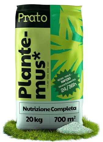 PLANTEMUS Engrais Gazon NPK (12-11-18) Automne/Hiver - Pelouse Vert, Dense et Durable, Fertilisant Granulé en Perles Ultrasolubles, 20 KG, 700 m²