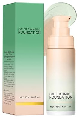 Colour Changing Foundationed Naturally Blend Moisturizing Foundationed Makeup Liquid Makeup For Face Color Changing Liquid Base Change To Your Skin Tone