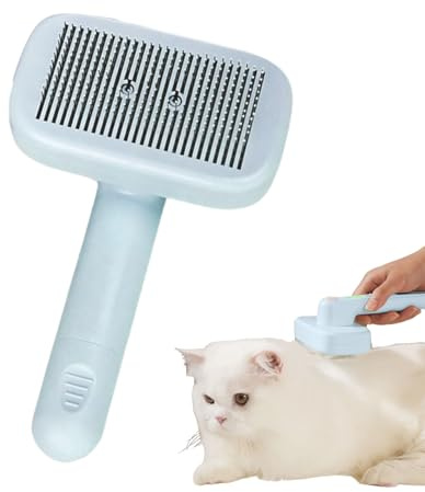 Besreey Cepillo Para Gatos Para Pelo | Cepillo Para Perros Pelo Corto Eliminación Subpelo | Herramienta Antiestática Y Suave Para Eliminar Y Subpelo,Para Desenredar Masajear Y Eliminar Nudos